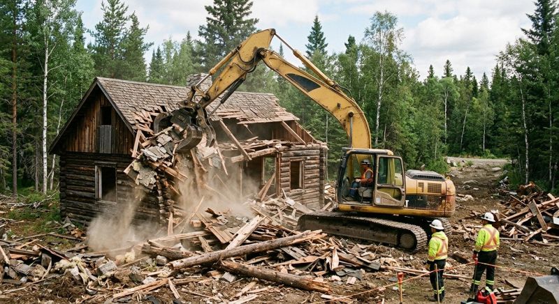 Cabin Demolition in Sacramento, CA