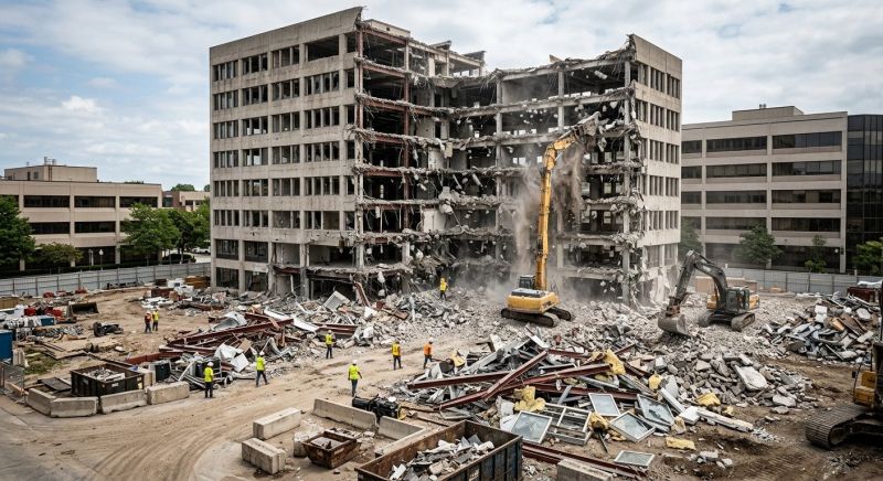 Commercial Site Demolition in Bergen County, NJ