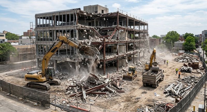 Factory Demolition in Katy, TX