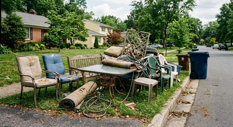 Outdoor Furniture Disposal in Auburn, CA